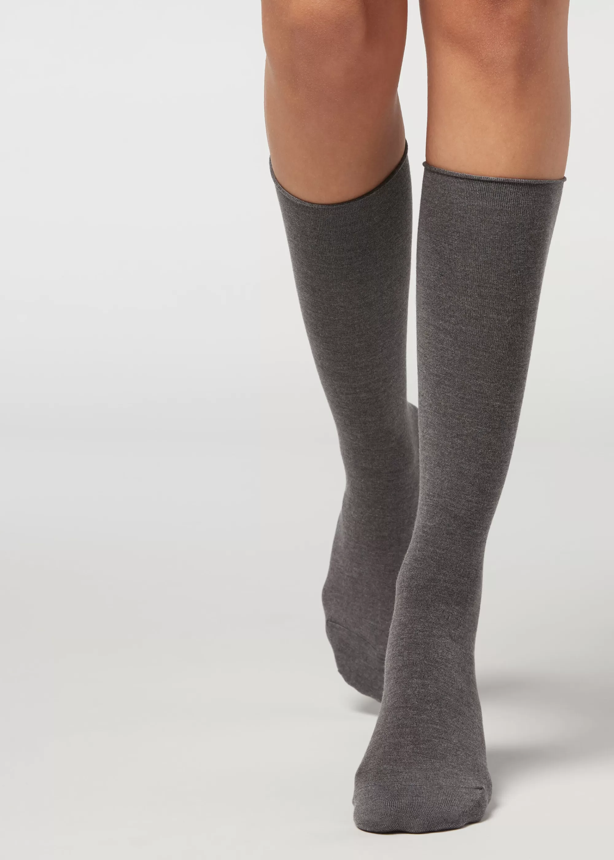 Donna Calzedonia Calze Lunghezza 3/4 Con Cashmere