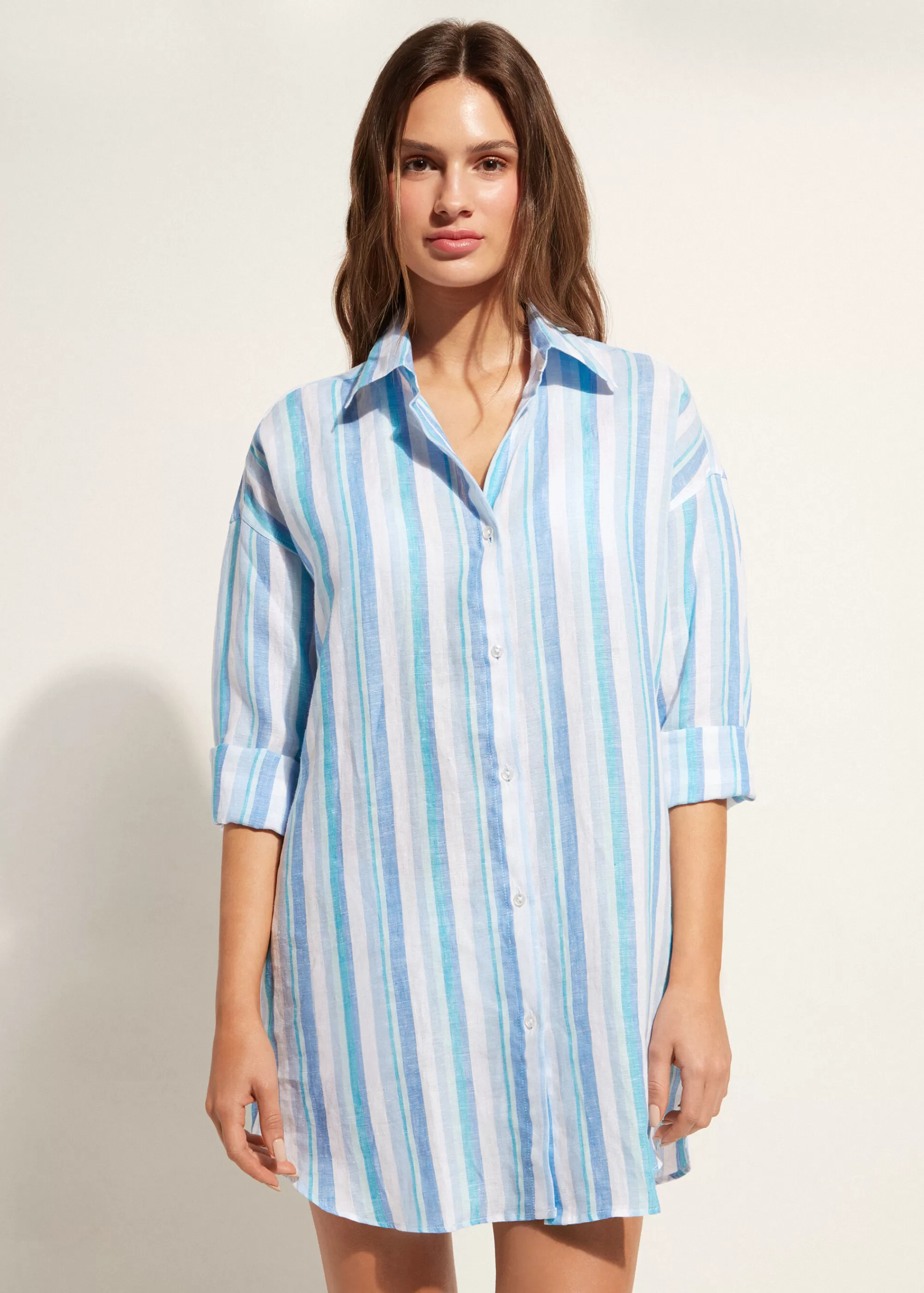 Donna Calzedonia Camicia In Lino