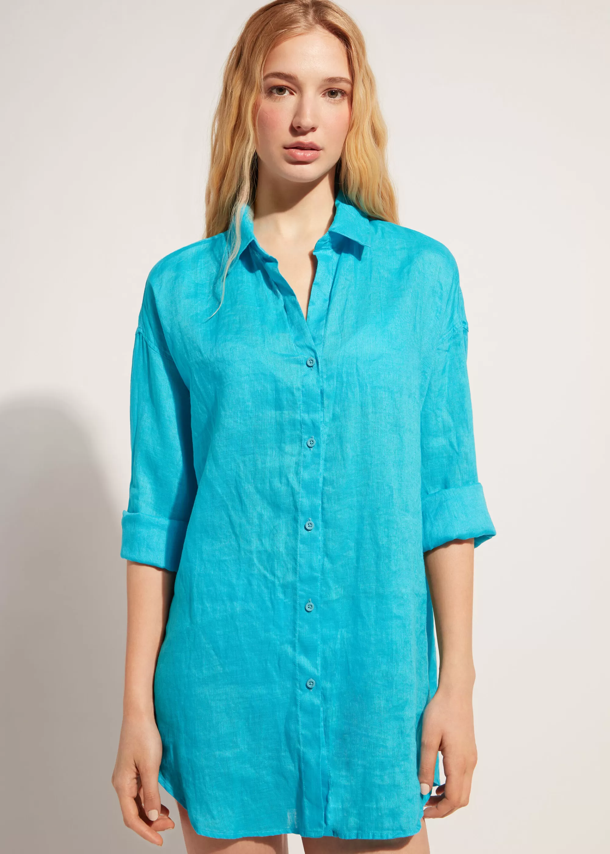 Donna Calzedonia Camicia In Lino