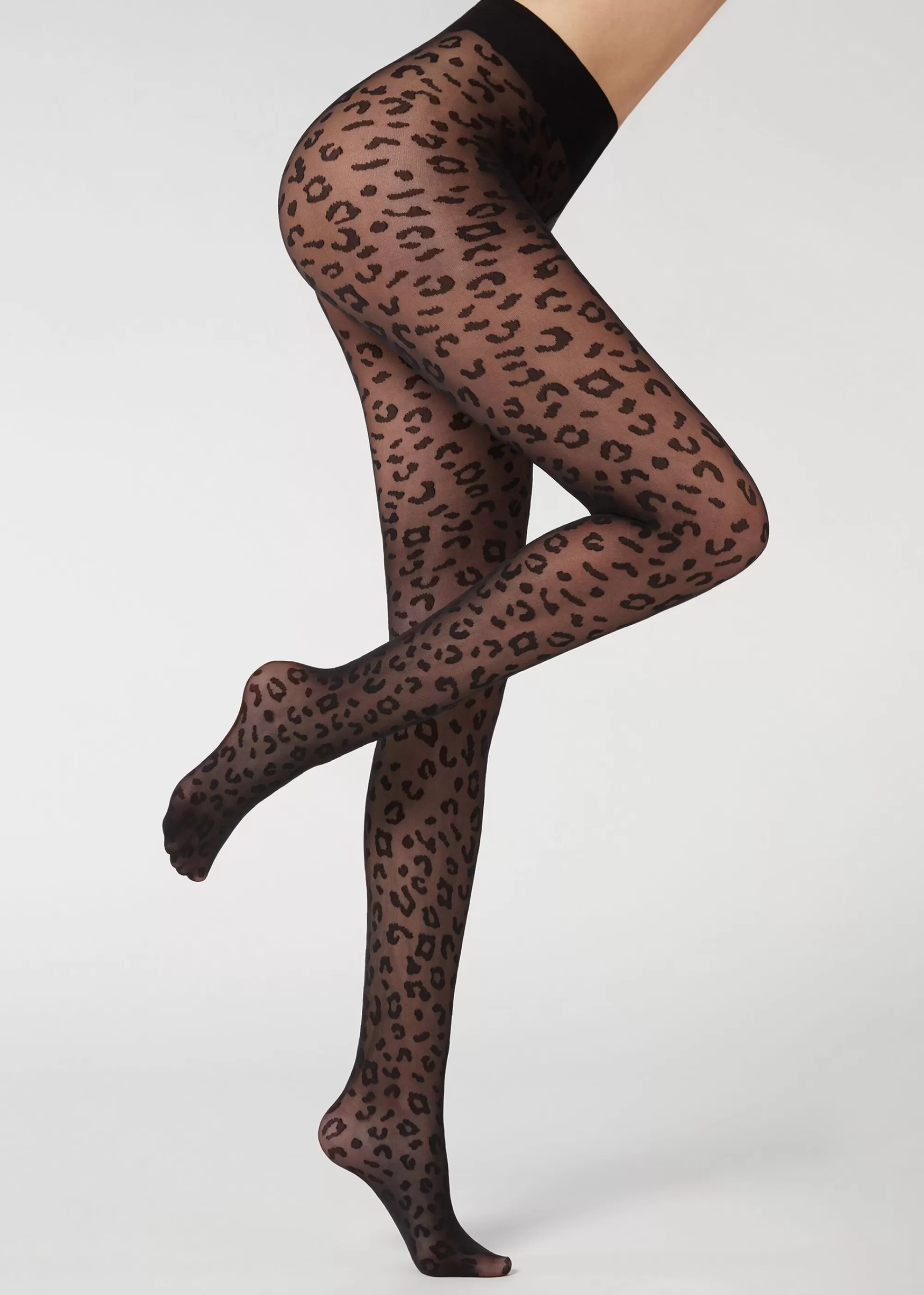 Donna Calzedonia Collant Velati 30 Denari Animalier