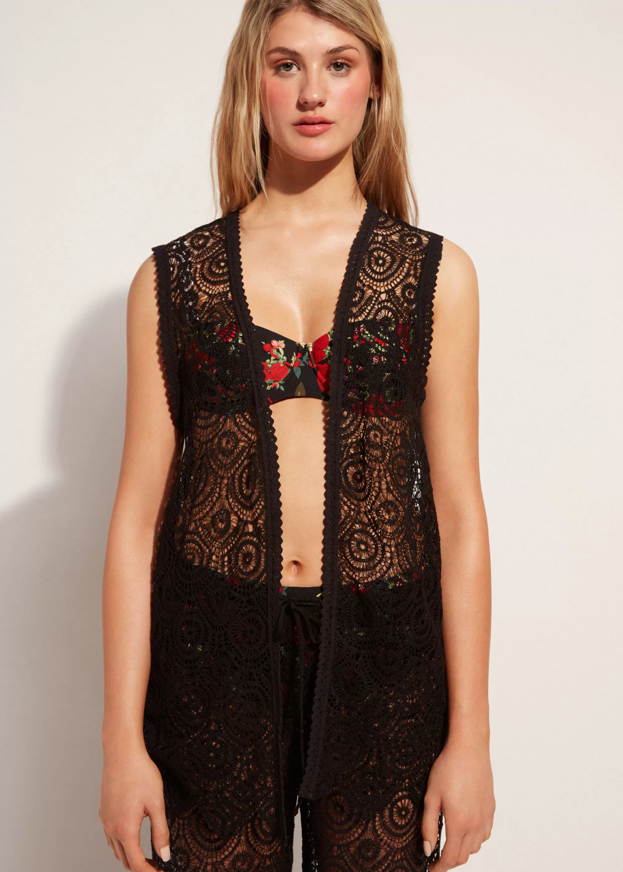 Donna Calzedonia Gilet In Crochet