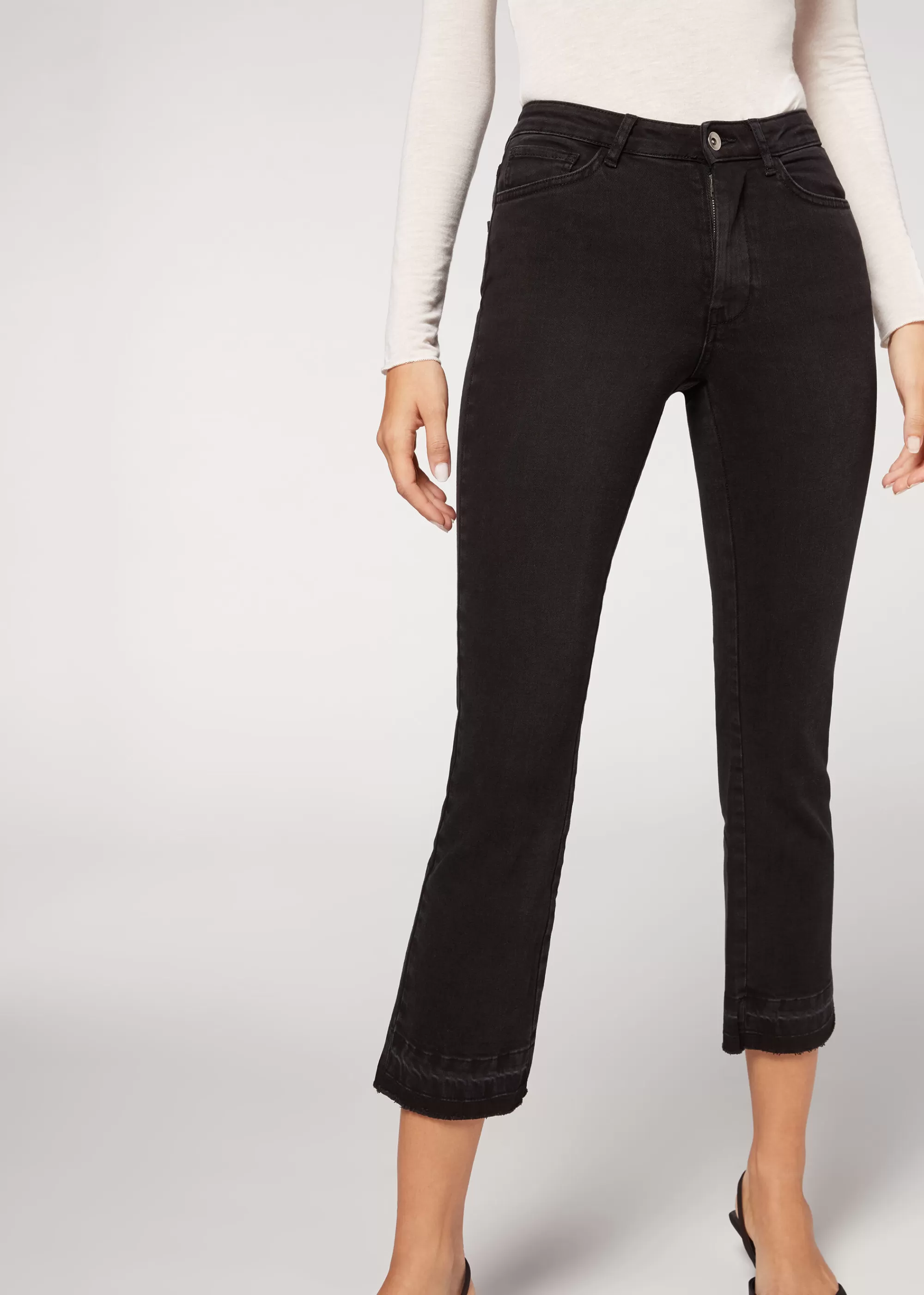 Donna Calzedonia Jeans Cropped Flare