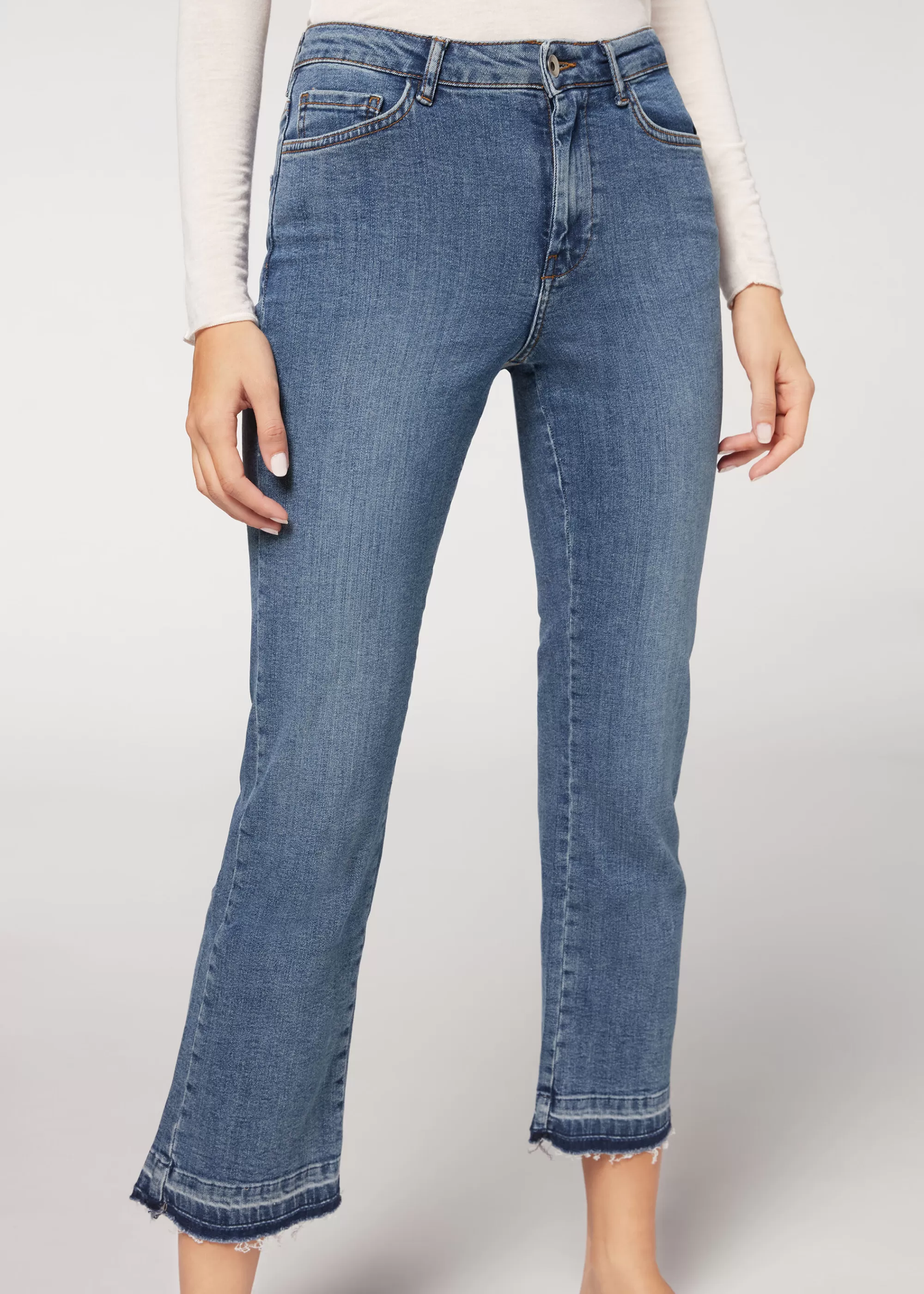 Donna Calzedonia Jeans Cropped Flare