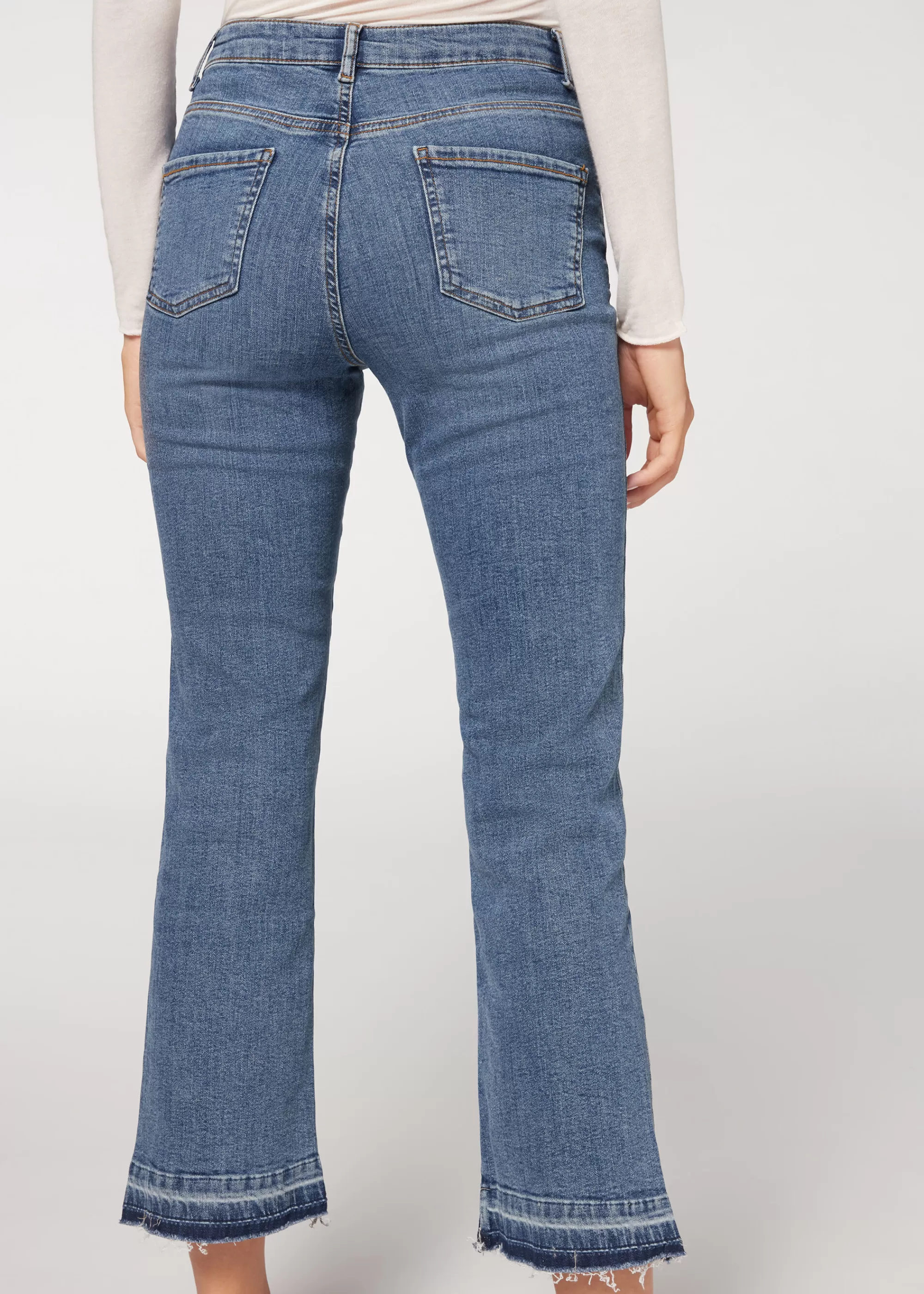 Donna Calzedonia Jeans Cropped Flare