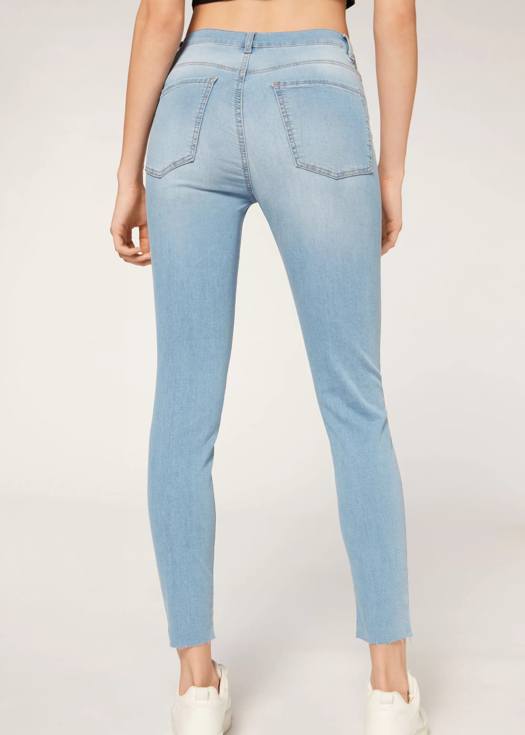 Donna Calzedonia Jeans Skinny Vita Alta