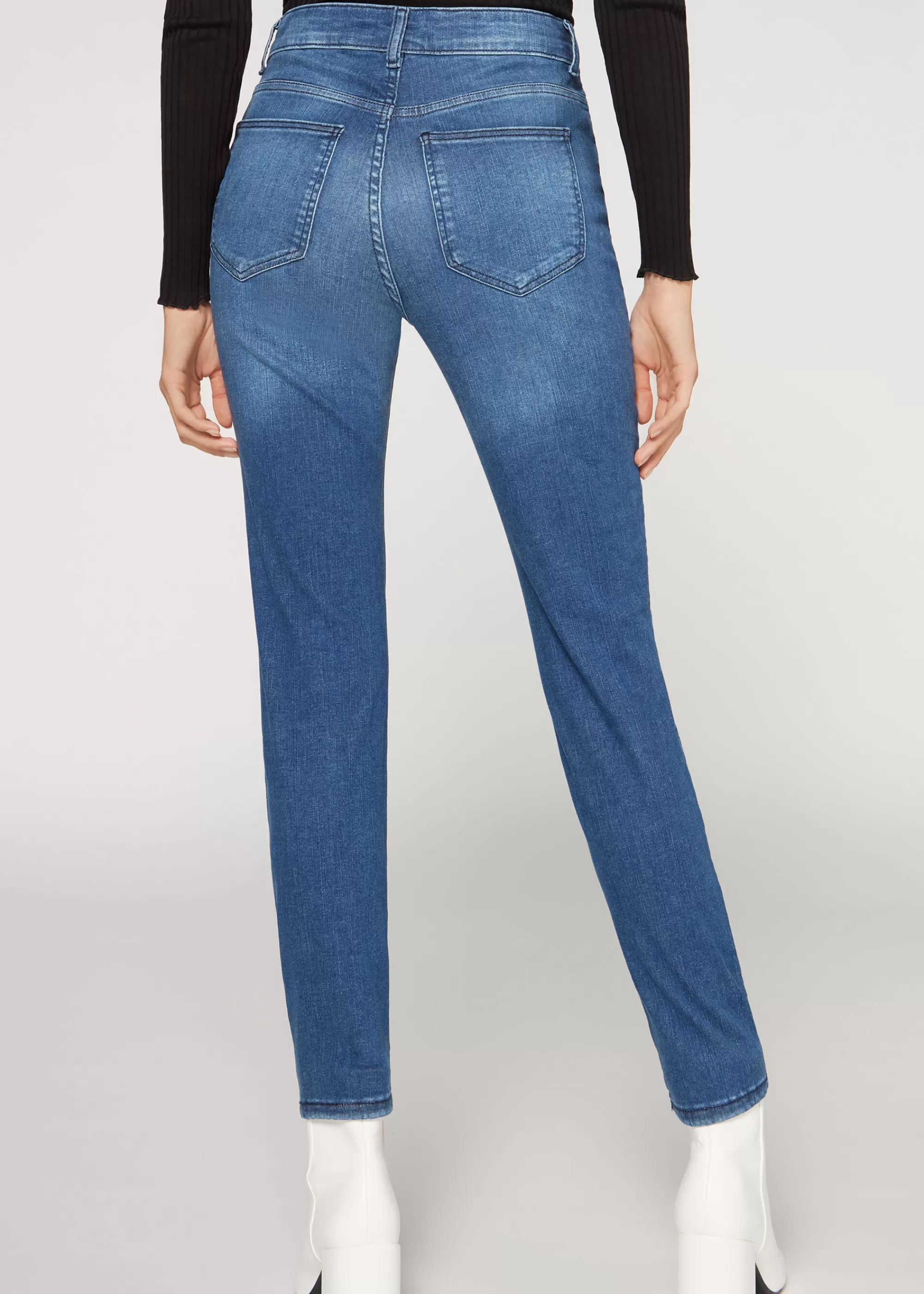 Donna Calzedonia Jeans Superskinny Vita Alta Super Flex Denim