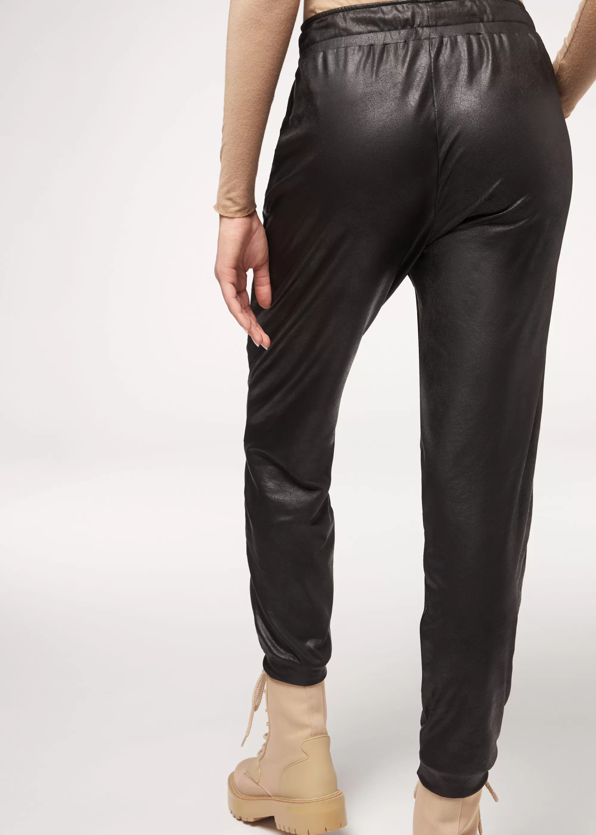 Donna Calzedonia Jogger Thermal Effetto Pelle