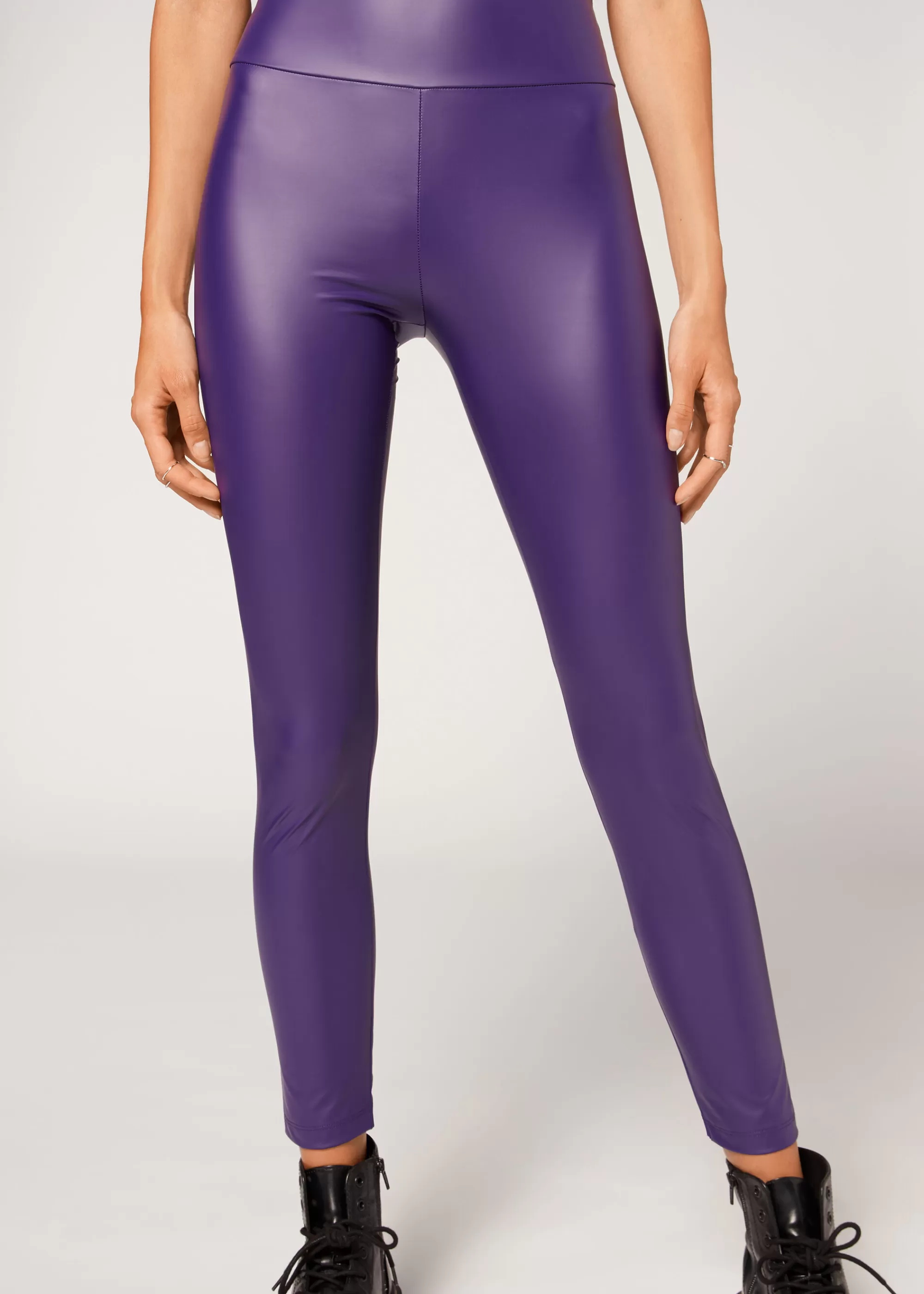 Donna Calzedonia Leggings Effetto Pelle