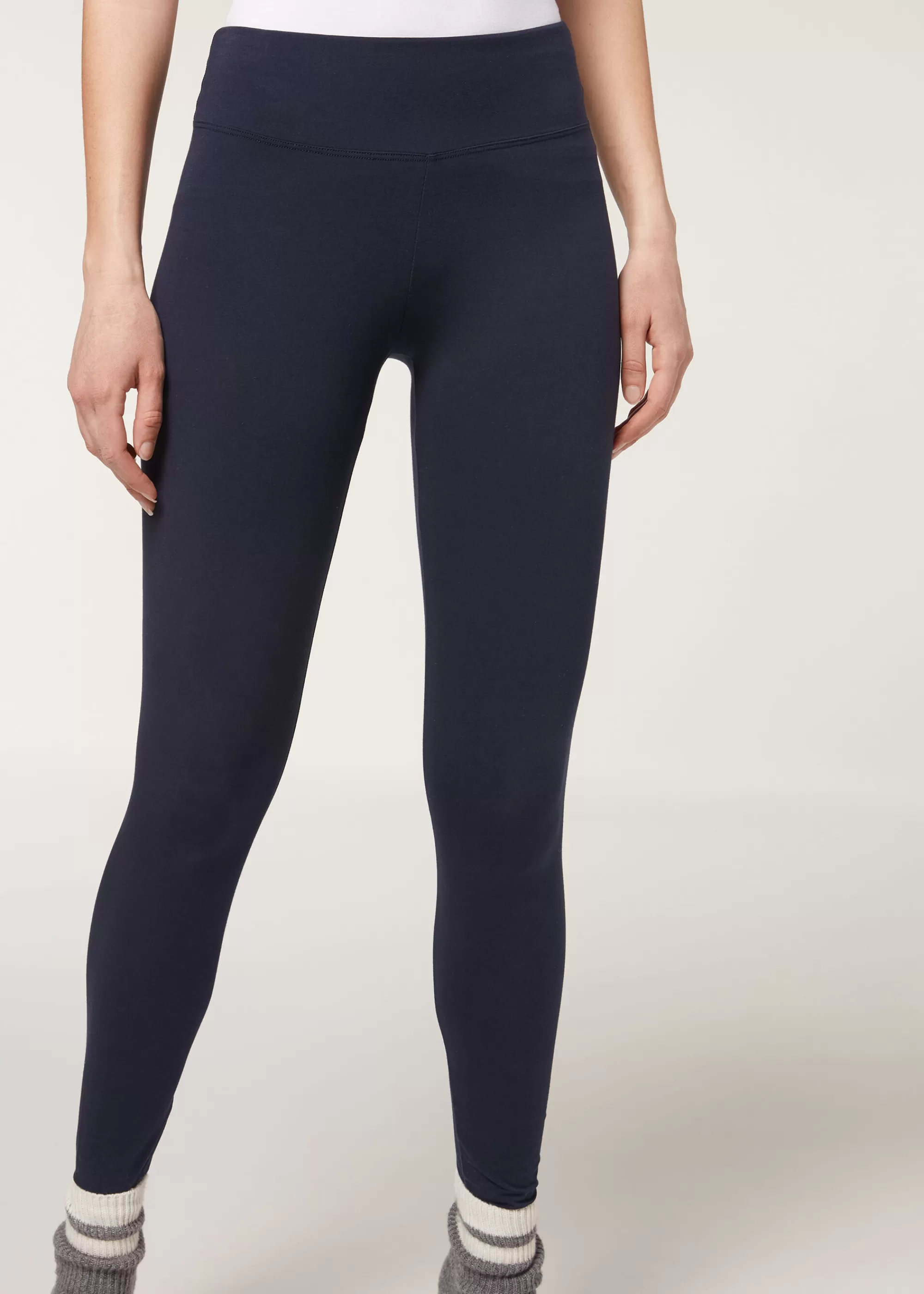 Donna Calzedonia Leggings In Cotone Supima