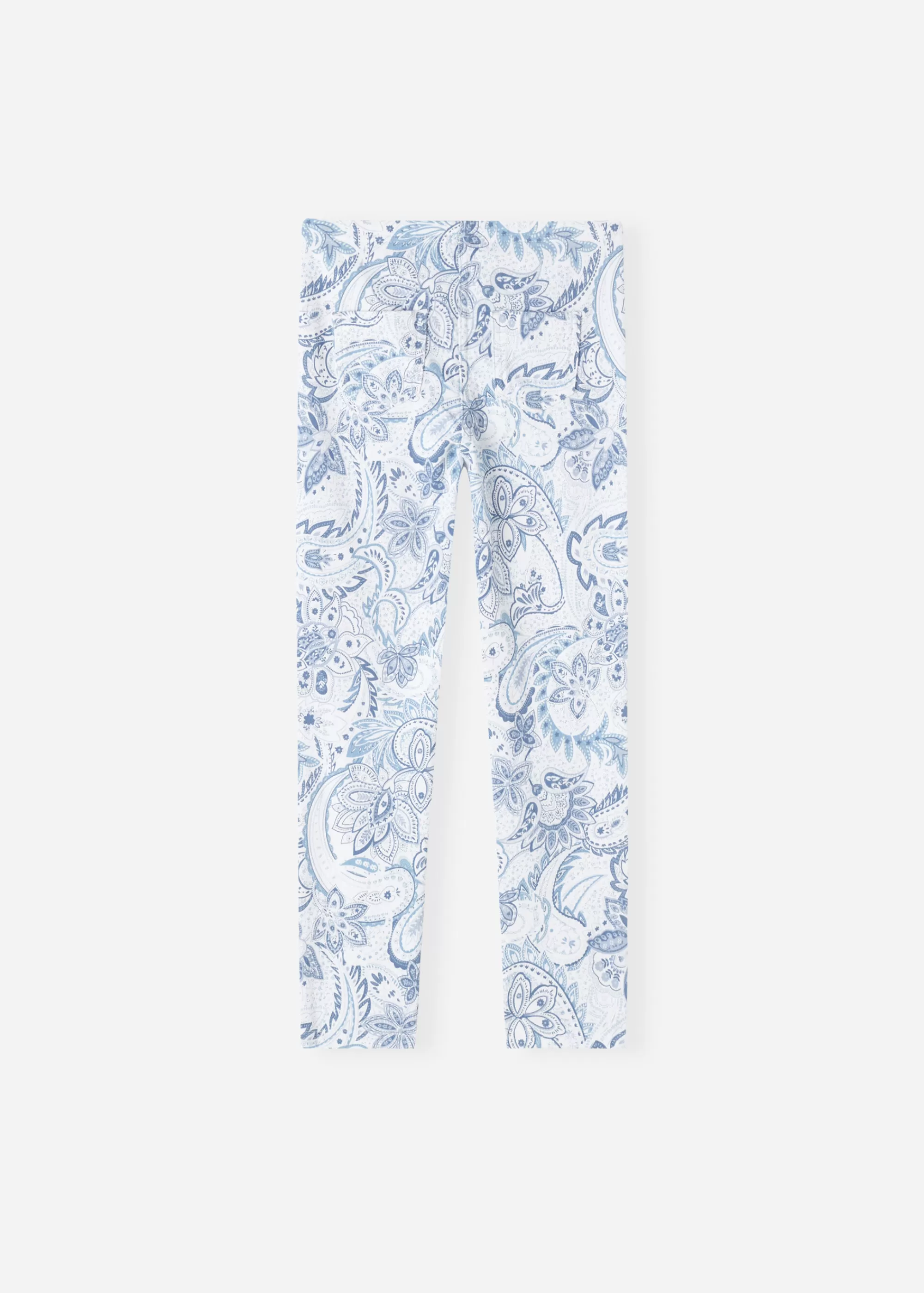 Bambini Calzedonia Leggings In Jeans Stampa Paisley Da Bambina