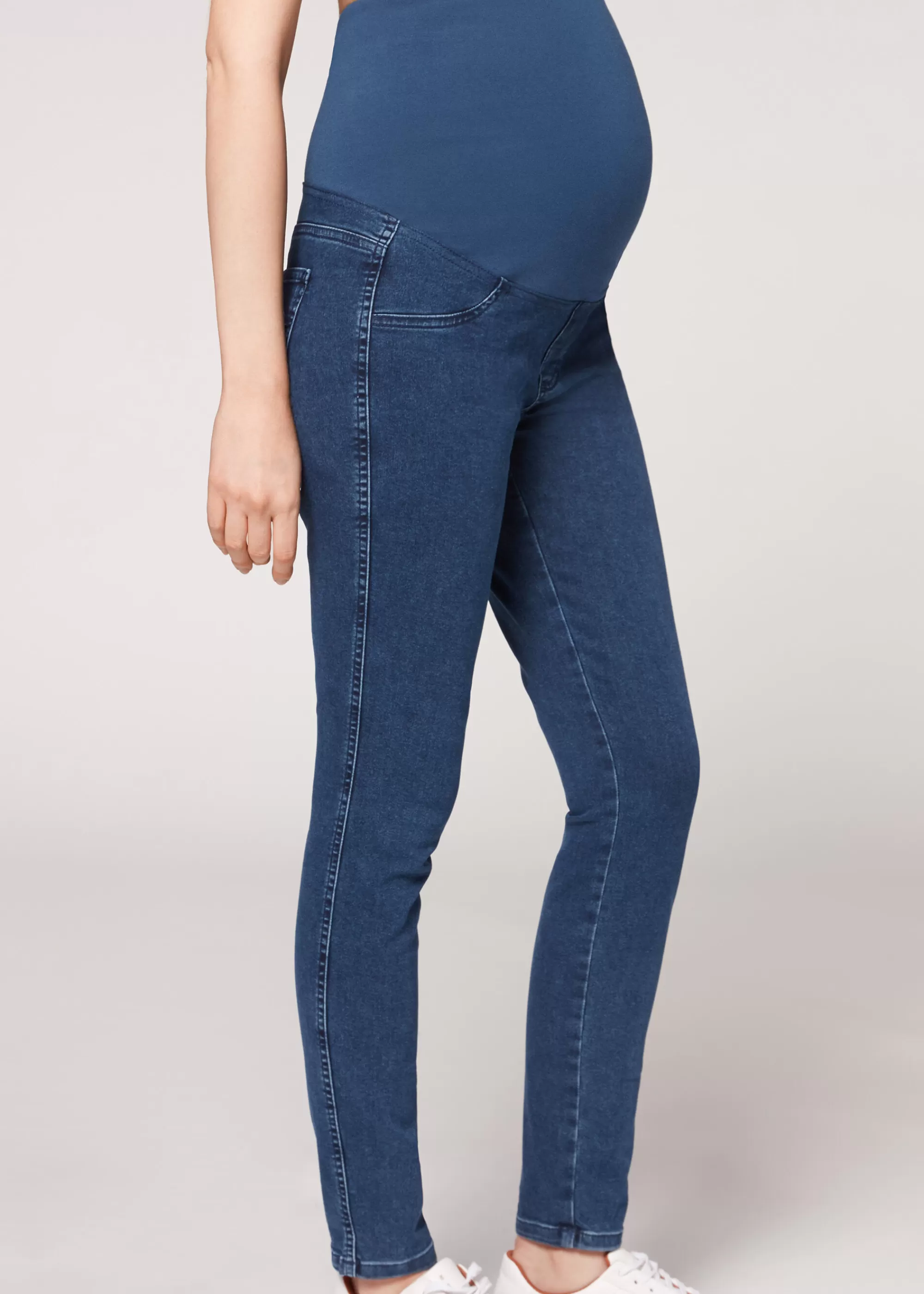 Donna Calzedonia Leggings Premaman In Jeans