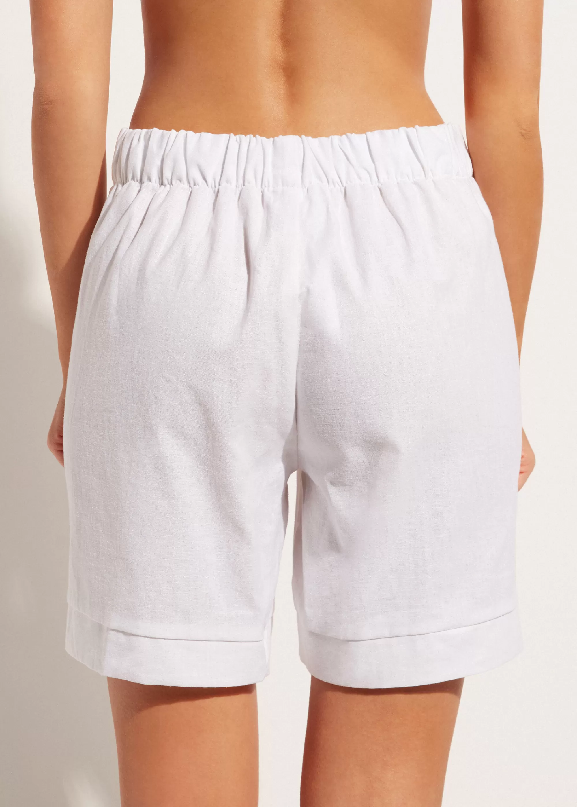 Donna Calzedonia Shorts Con Lino